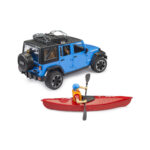 Todoterreno Jeep Wrangler Rubicon Unlimited con Kayak y Figura – Ref. Bruder 2529