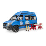 Furgoneta Camper Mercedes Benz Sprinter Azul con Conductor Bruder 2684